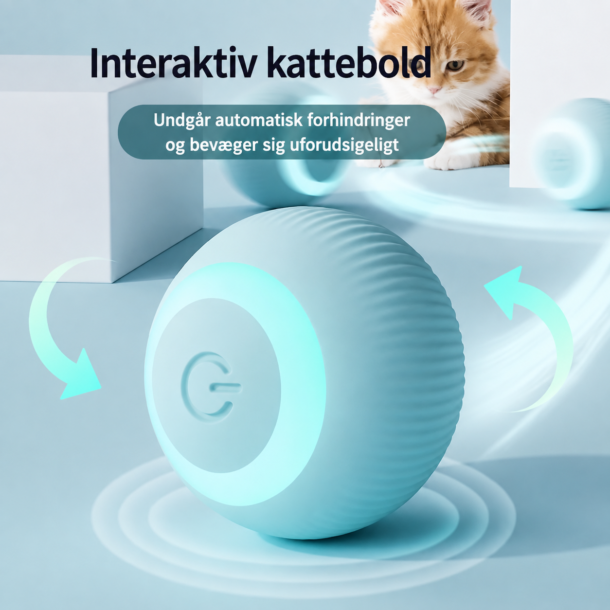 Interaktiv Selvkørende Kattebold