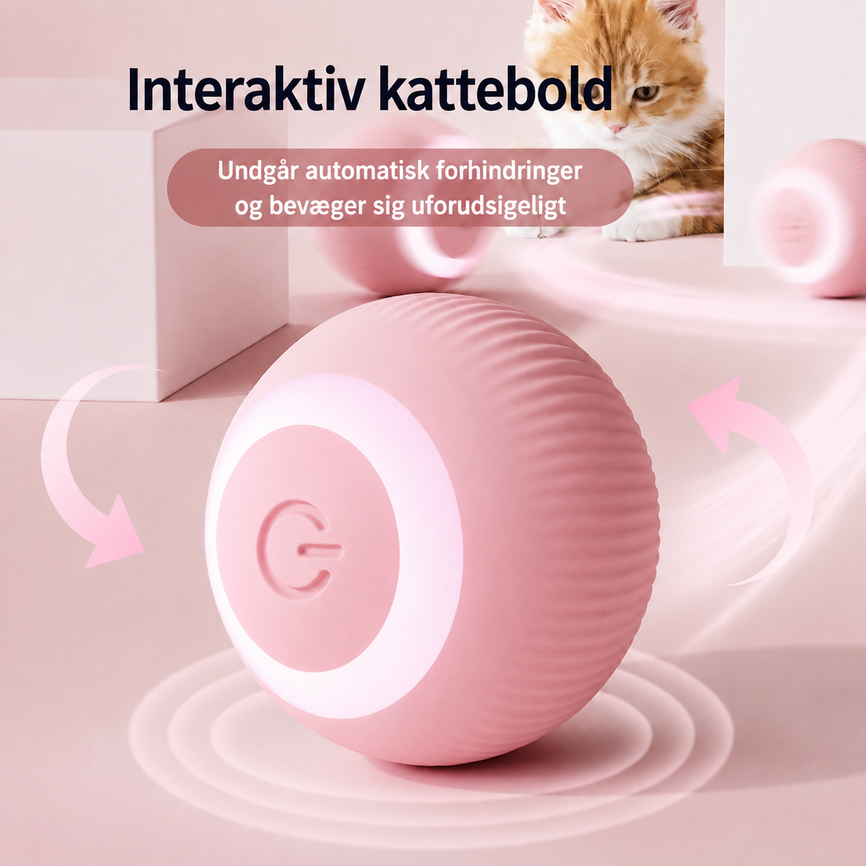 Interaktiv Selvkørende Kattebold