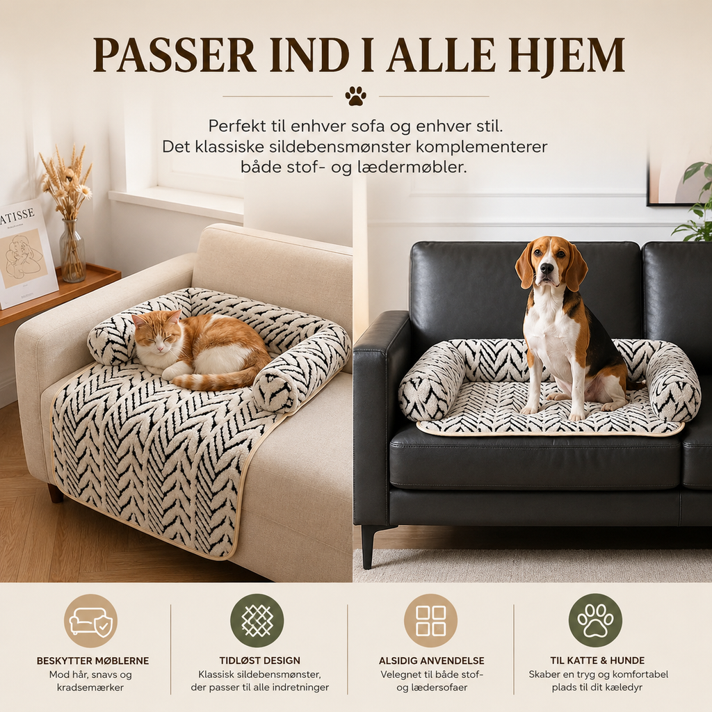 LOMAVO Sofaseng til Kat & Hund – Blød & Beskyttende