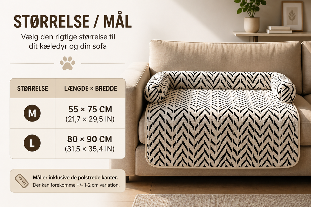 LOMAVO Sofaseng til Kat & Hund – Blød & Beskyttende