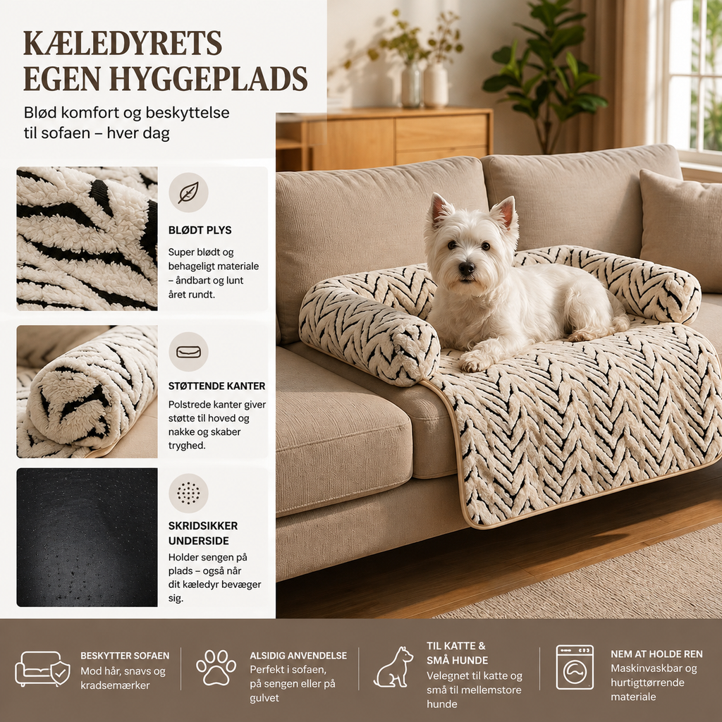LOMAVO Sofaseng til Kat & Hund – Blød & Beskyttende
